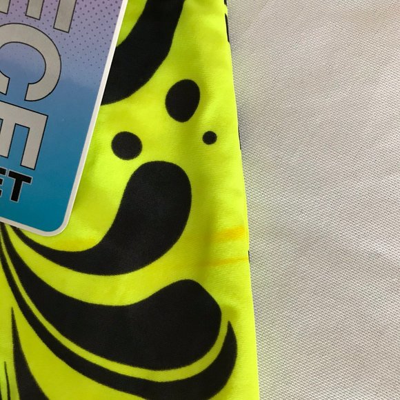 Two Piece Swimsuit Tankini Yellow Grey Gray Bright - Picture 7 of 8